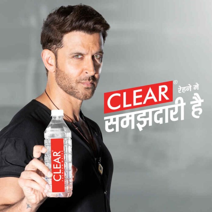 Hrithik Roshan to continue as brand ambassador for Clear Premium Water