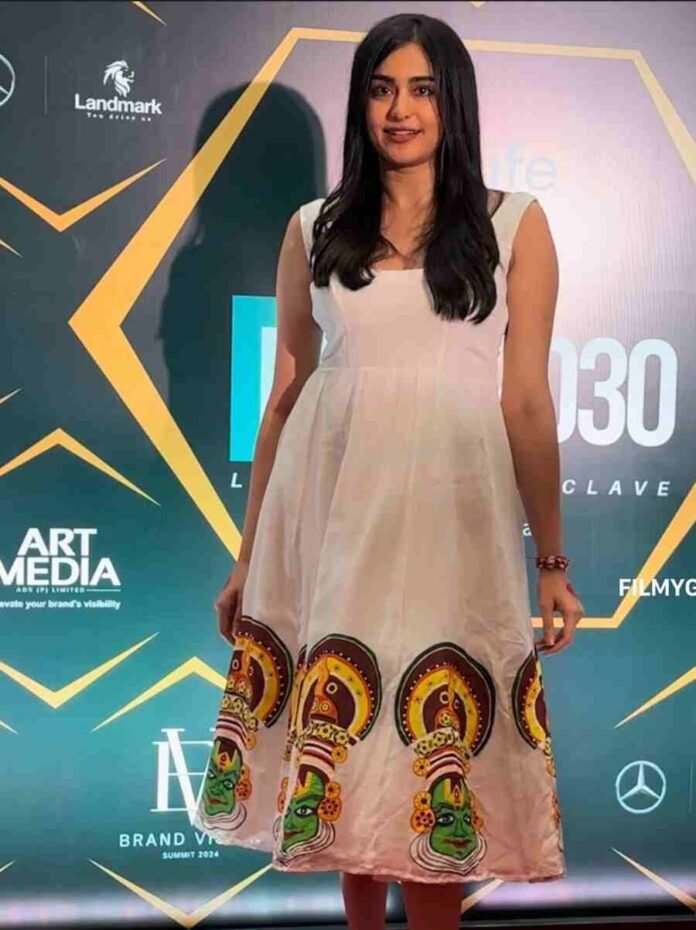 Adah Sharma wears a dress that a fan gifted her for an award show fans can't stop going gagaa