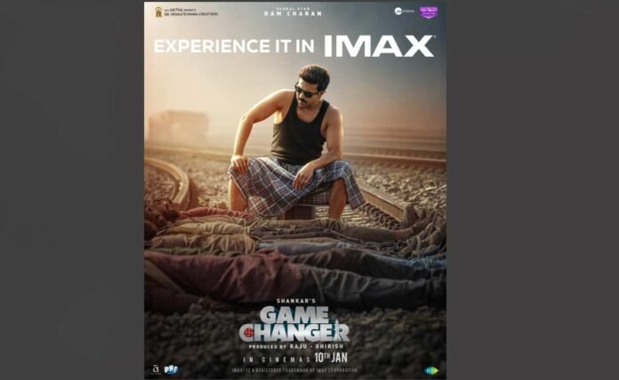 Global Star Ram Charan’s Game Changer to Dazzle Audiences with an IMAX® Release