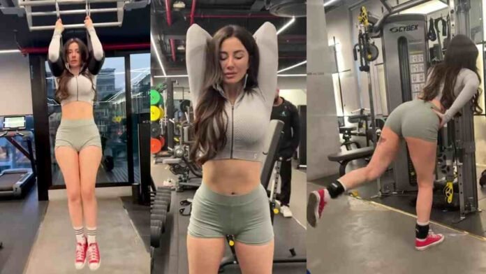 Burning Off the “Sins of 2024”: Giorgia Andriani Sets Fitness Goals with Her Latest Gym Workout Video