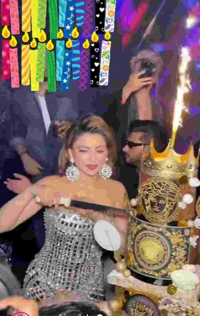 Breaking: Urvashi Rautela cuts a massive custom-made luxury cake worth a massive 3.4 crores on her birthday, video sets the internet on fire!