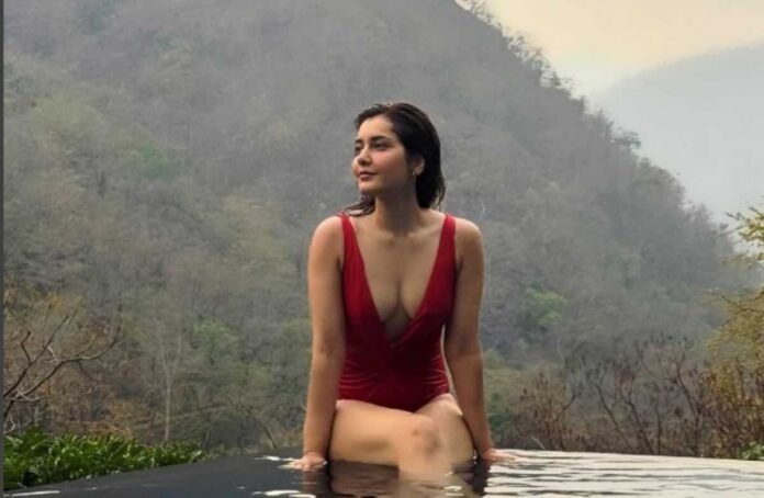 Raashii Khanna, Raashii Khanna Photos , Raashii Khanna Vacation, Raashii Khanna Swimsuit, Raashii Khanna Red Swimsuit , Raashii Khanna Viral Photos, Celebrity Vacation Photos , Actress Swimsuit Photos , Indian Actress Photos, Mountain Getaway Fashion ,Actress Raashii Khanna