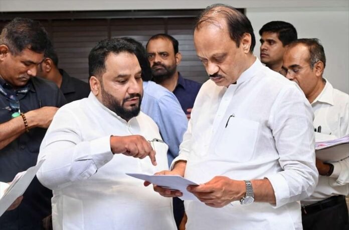 Ajit Pawar, Saleem Sarang, NCP, Nationalist Congress Party, Sangram Jagtap, Muslim community, Secularism, Maharashtra Politics, Party discipline, Maulana Azad Minorities Financial Development Corporation, Muslim Welfare Association, Anti-Muslim remarks, Political leadership,
