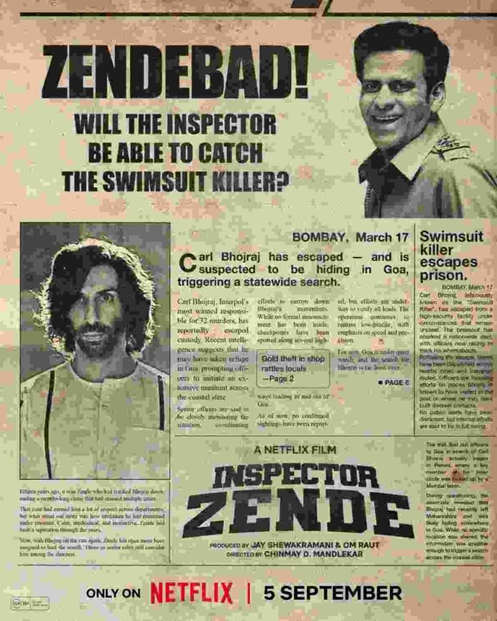 Visionary Filmmaker Om Raut Backs Netflix’s Upcoming Drama ‘Inspector Zende’ As Its Producer: It’s my father’s dream to make a film on Inspector Zende