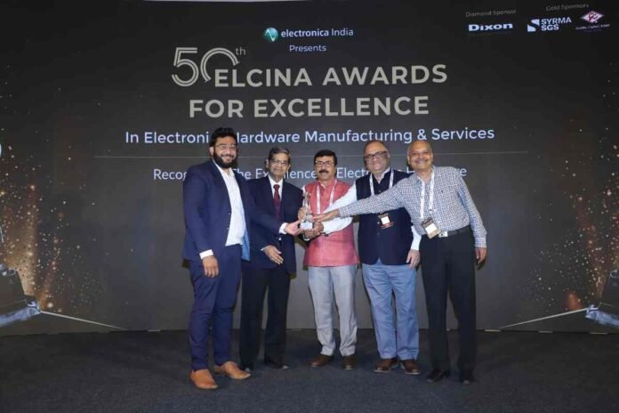 Aimtron Electronics Honored at 50th ELCINA Awards 2025 for Excellence in Exports and Business Performance