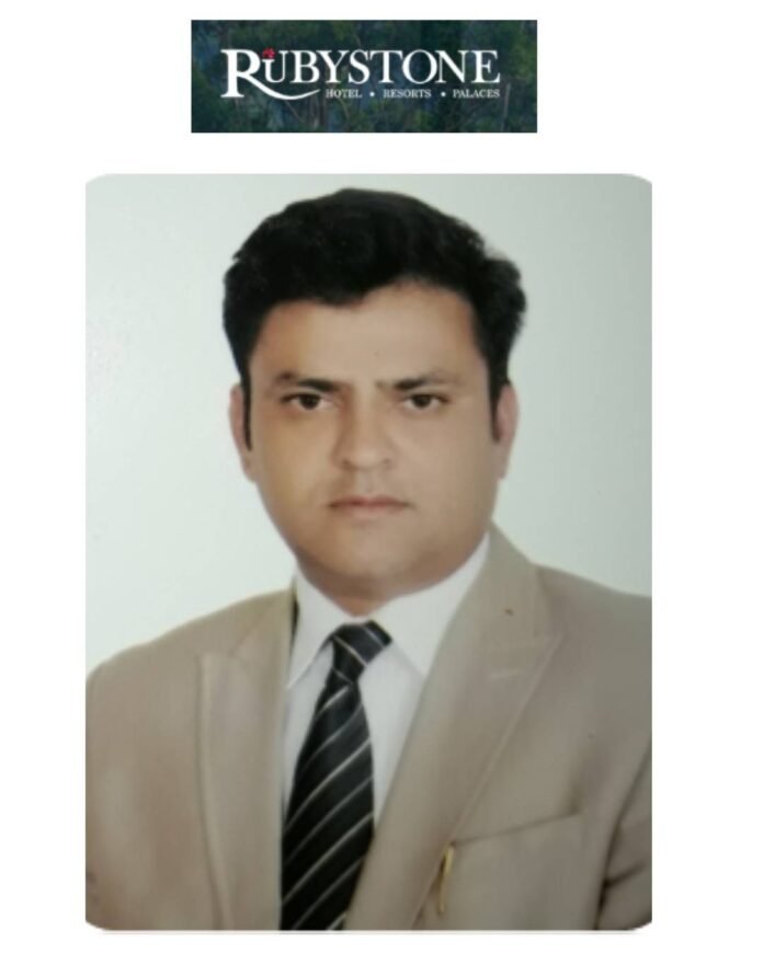 Rubystone Hospitality Appoints Manoj Sharma as New Corporate General Manager