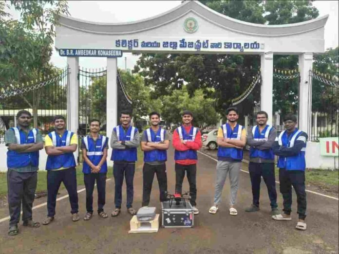 Garuda Aerospace, Cyclone Montha Relief, Delivery Drones, AI Drones, Unmanned Aerial Vehicles, Emergency Response, Andhra Pradesh Drones Corporation, Drone Logistics