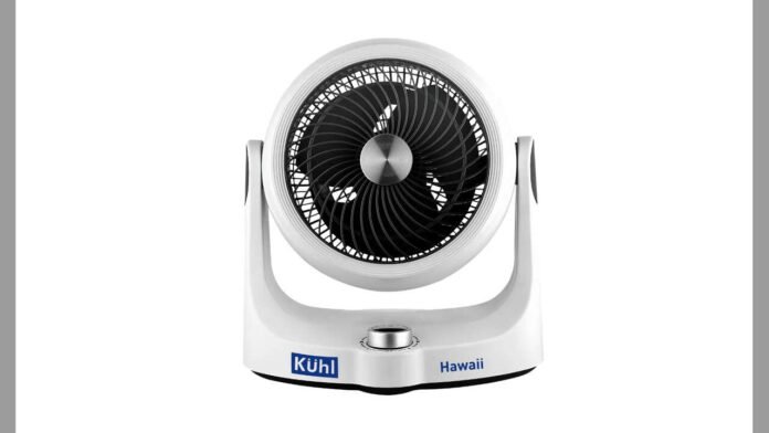 Stay Cool and Save Energy with KENT's Kühl Hawaii Desktop Swing Fan