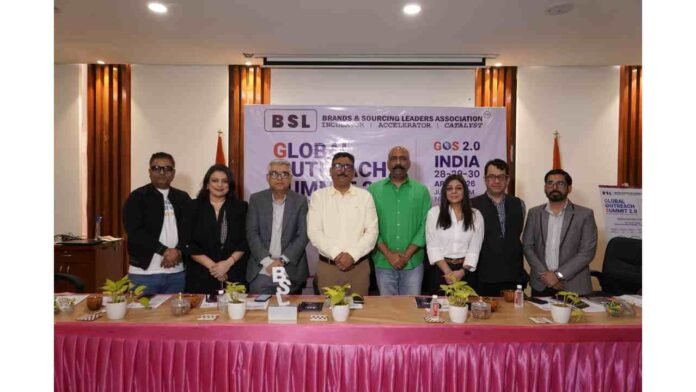 Global Outreach Summit 2026, BSL GOS 2.0, ₹18000 crore apparel trade, India sourcing summit, Jawaharlal Nehru Stadium event, global textile conference