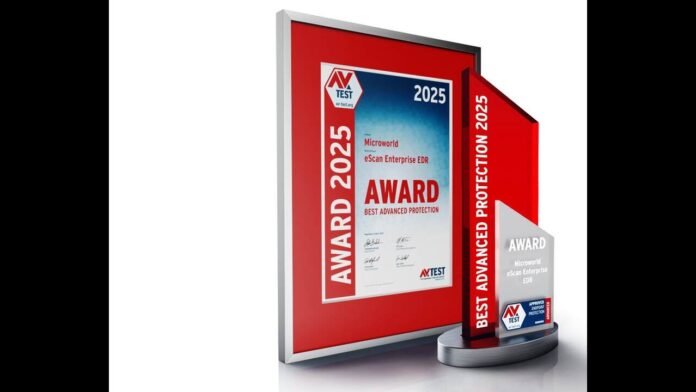 eScan Enterprise EDR Wins AV-TEST Award 2025 for Best Advanced Protection Against Ransomware and Infostealers