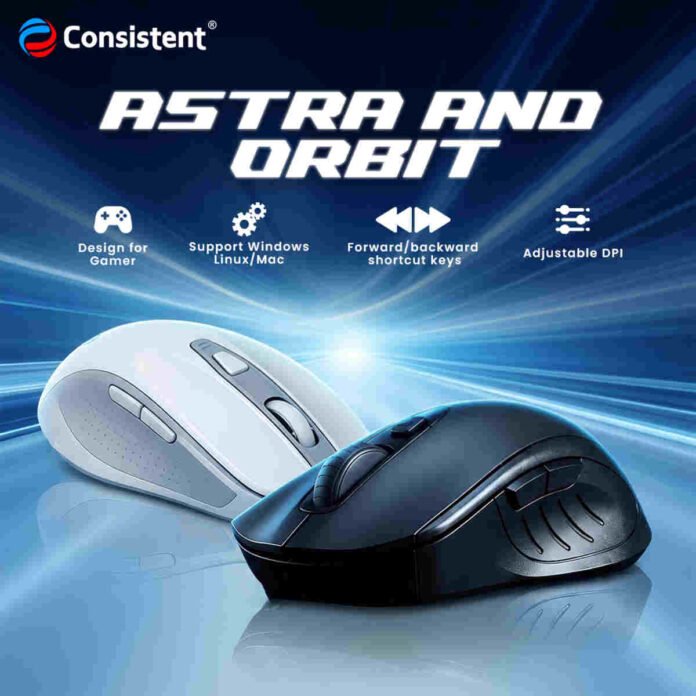 Consistent Infosystems Launches ASTRA & ORBIT Wireless Mouse Range for Multi-Device Productivity