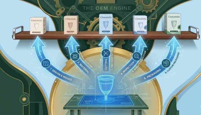 OEM feminine hygiene, menstrual cup manufacturing, medical grade menstrual cups, OEM process hygiene products, feminine hygiene innovation