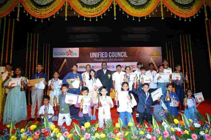 Etela Rajender Felicitates Top Unified Council Olympiad Achievers at Annual Awards 2026