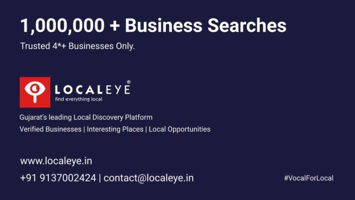 Localeye.in, hyperlocal discovery platform, Gujarat local business platform, local SEO India, trusted local businesses, Ahmedabad business search, digital local discovery