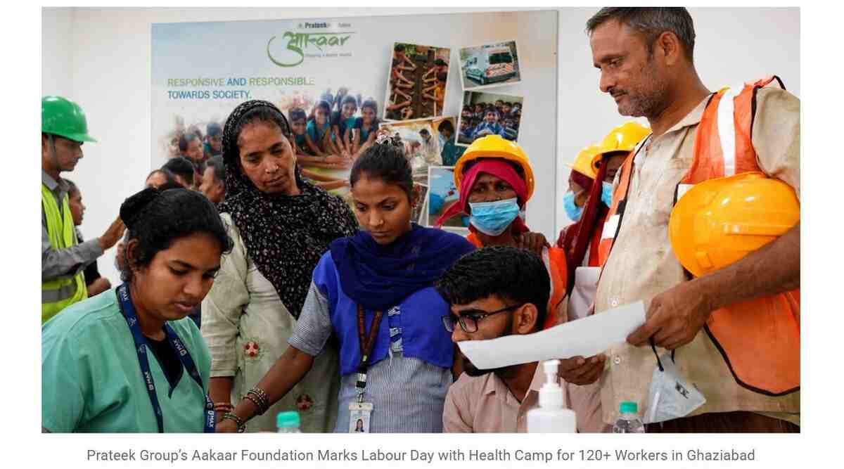 Labour Day 2026, real estate developers NCR, worker health camps, construction worker healthcare, preventive healthcare real estate, CSR Labour Day initiatives