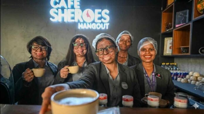 Sheroes Hangout Café, Why I Hate Male Ego trend, acid attack survivors India, Sheroes Delhi, Chhanv Foundation, viral social media trend, women empowerment India, Delhi café survivors, gender violence awareness, survivor-led café
