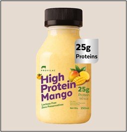 High Protein Mango Drink by Provilac