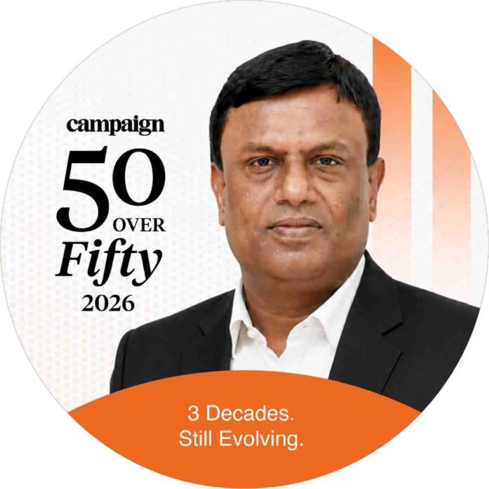 Campaign Asia-Pacific’s Over 50 list for 2026 recognises Xavier Prabhu of PRHUB for leading idea-driven entrepreneurial ecosystem in the industry