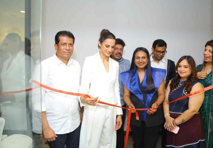 La Derma Skin & Hair Clinic, Gachibowli Skin Clinic, Shilpa Reddy, Koratala Shiva, Dr Khushbu Tantia, Dermatologist Hyderabad, ample reach, La Derma Hyderabad Launch,