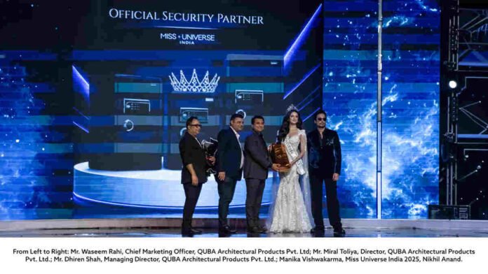 Quba India, Miss Universe India 2026, Dhiren Shah, brand transformation, entrepreneurship, leadership strategy, QUBA ALPHA Digital Safe, brand evolution, B2B to B2C marketing, Indian architectural hardware