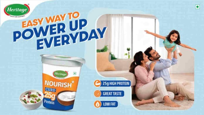 Heritage Foods Strengthens Nourish+ High Protein Portfolio with Launch of Nourish+ High Protein Curd