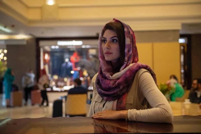 Elnaaz Norouzi as Zara in The Fix, her first Hollywood female lead role
