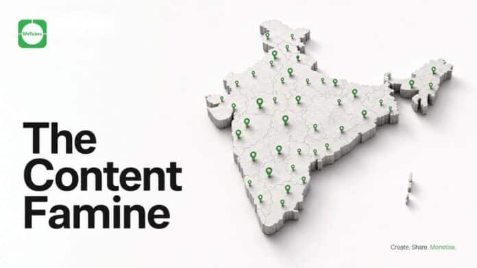 MeTubez creator platform for Indian regional language video creators and small-town content producers.