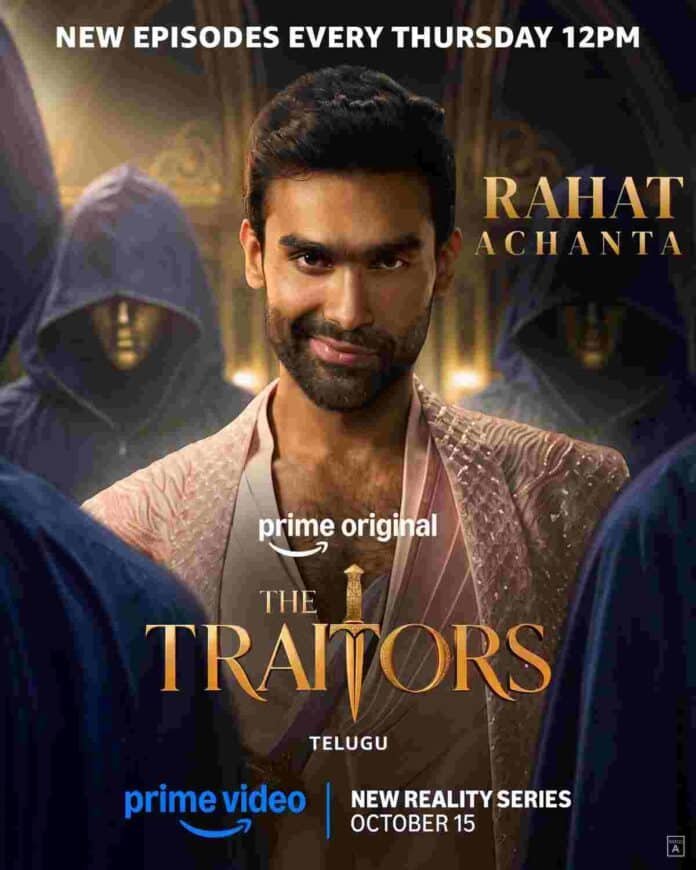 The Traitors Telugu, The Traitors Telugu Week 3, The Traitors Telugu contestants, Shravya Varma, JSS Vardhan, Rahat Achanta, Pragathi Mahavadi, Sweekar, The Traitors Telugu spoilers, The Traitors Telugu twists, The Traitors Telugu betrayals, Prime Video Telugu, Telugu reality show, SOL Production, reality TV strategy, Traitors game, OTT entertainment news, Telugu web series